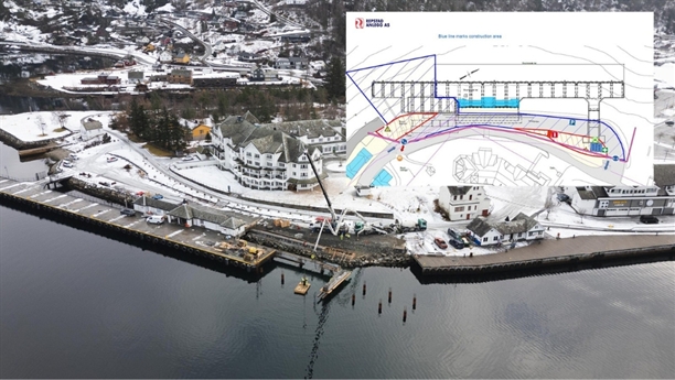 Port of Eidfjord and Ulvik nearing completion of quay extension