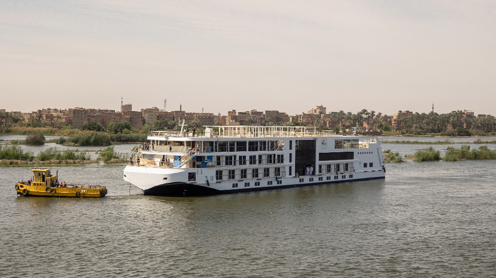 Viking floats out newest Nile River ships at Egypt's Massara shipyard