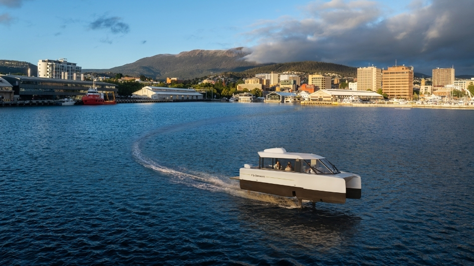 Fly Derwent and Vessev to deploy electric hydrofoiling transit network in Hobart