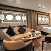 The Owner's Suite was redesigned during the two-phase refurbishment (Credit: Windstar Cruises)