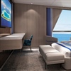 Aranoa’s accommodation options will include the Owner Suite, which has a bedroom, a living area, a bathroom and a private balcony (Credit Aranui Cruises) 