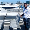 NYC Ferry aims to create strong ties with the local community by hosting events, employing Brooklyn residents such as Captain Bernard Menner (pictured) and partnering with organisations such as STEM From Dance to provide behind-the-scenes career tour