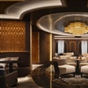 Art-Deco-styled bevelled mirrors, marble surfaces and bold accent tones evoke the Roaring Twenties in Oceania Allura’s Martini Bar (Photo: Douglas Friedman)