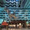 The restaurant will have a large dragon installation above it (Image: MSC Cruises)