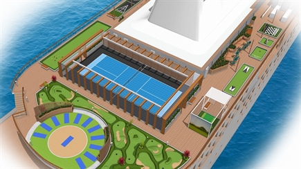 Greenspan designs and builds multiple attractions for Seven Seas Prestige’s Solara Sports Deck