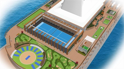 Greenspan designs and builds multiple attractions for Seven Seas Prestige’s Solara Sports Deck