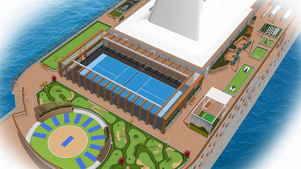 Greenspan designs and builds multiple attractions for Seven Seas Prestige’s Solara Sports Deck