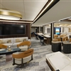 The ship boasts several large windows, installed to blur the boundary between inside and out