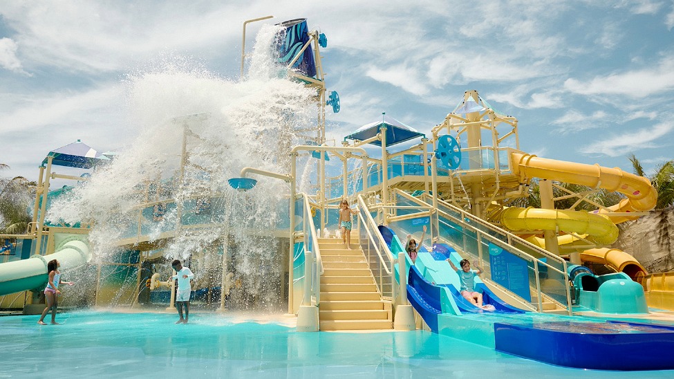 Norwegian Cruise Line unveils first look of new waterpark on its private island