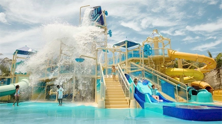 Norwegian Cruise Line unveils first look of new waterpark on its private island