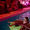 An immersive tunnel on the 'Wandering River’ is one of the waterpark's highlights (Photo: Norwegian Cruise Line)