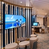 In 2025, Gerolamo Scorza outfitted public spaces, including the photo gallery, onboard Norwegian Cruise Line’s Norwegian Pearl
