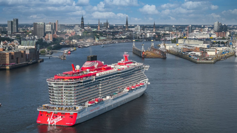 Virgin Voyages’ Valiant Lady makes inaugural call at Port of Hamburg in Germany