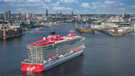 Virgin Voyages’ Valiant Lady makes inaugural call at Port of Hamburg in Germany