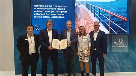 FIFI4MARINE’s battery fire-suppression system becomes first to receive RINA Type Approval