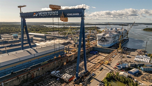 Meyer Turku begins construction on Royal Caribbean International’s fifth Icon-class ship