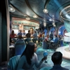 Sea Notes is a piano lounge inspired by Ariel’s grotto in The Little Mermaid (Image: Disney Cruise Line)