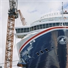 Carnival Legend and Carnival Magic now feature Carnival Cruise Line’s new ‘From Sea to Shining Sea’ bow crest (Photo: Carnival Cruise Line) 