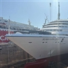 Seabourn Quest underwent numerous upgrades at T. Mariotti shipyard in Genoa, Italy, in June 2026 (Photo: T. Mariotti)