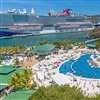 Guests sailing to Isla Tropicale can now visit the new Mangrove Bay area, which features a pool, a swim-up bar and a splash pad for children (Photo: Carnival Cruise Line)