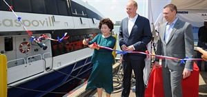 Damen Shipyards delivers second fast ferry to Seaspovill
