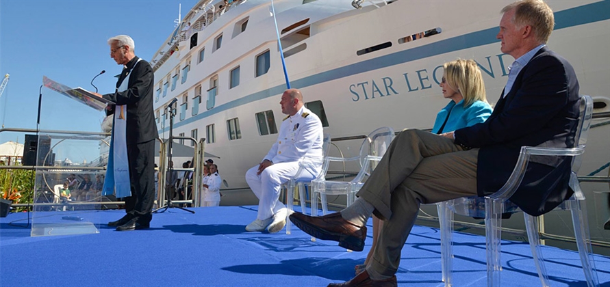 Windstar Cruises christens Star Legend in Italy