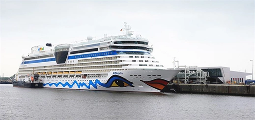 New Hamburg terminal welcomes first cruise ship