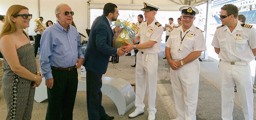 Queen Victoria makes first visit to Heraklion port in Greece