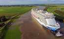 Norwegian Escape leaves Meyer Werft shipyard