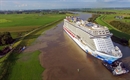 Norwegian Escape leaves Meyer Werft shipyard