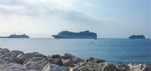 Cannes welcomes three cruise calls in one day