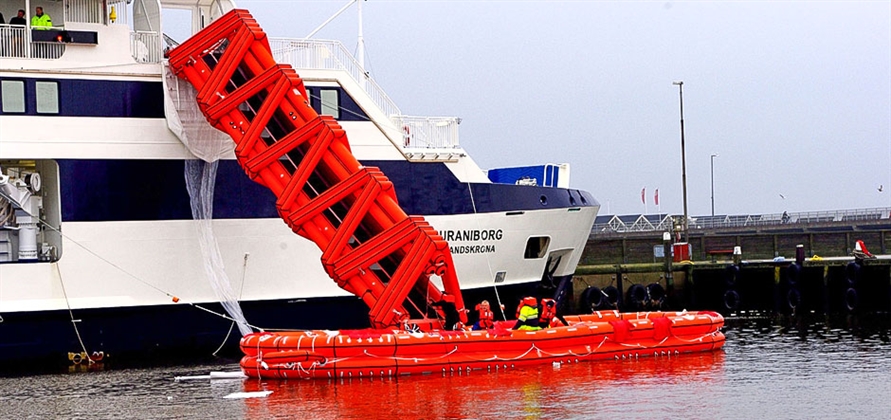 CalMac becomes first UK operator to fit Survitec Autolaunch escape slides
