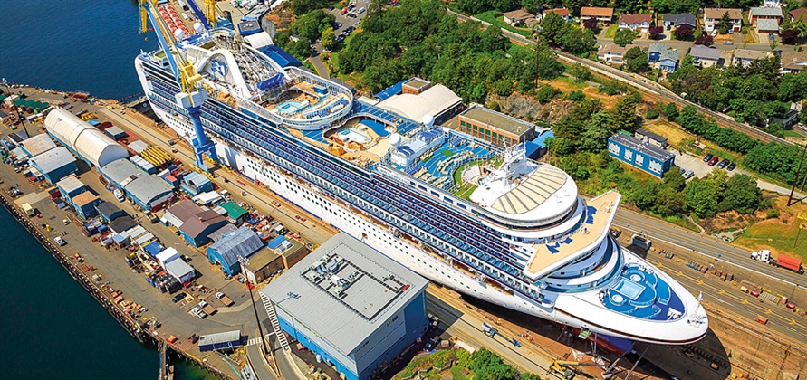 An ideal location for passenger ship refits