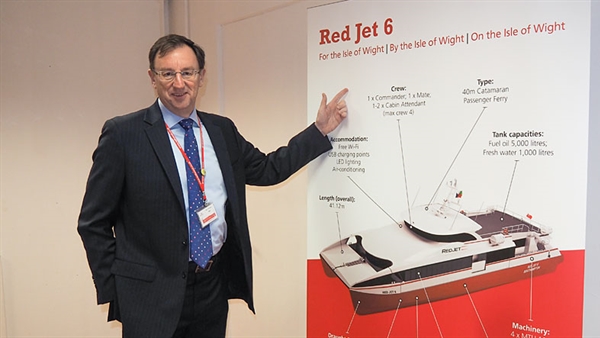 Fast ferry Red Jet 6 takes shape on the Isle of Wight