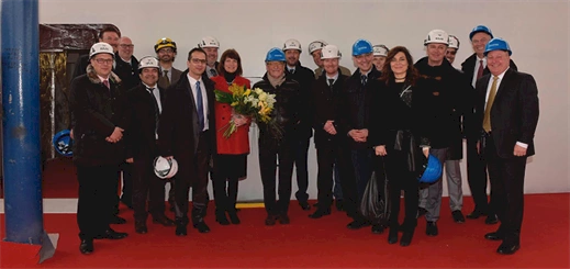 Seabourn holds coin ceremony for Seabourn Encore