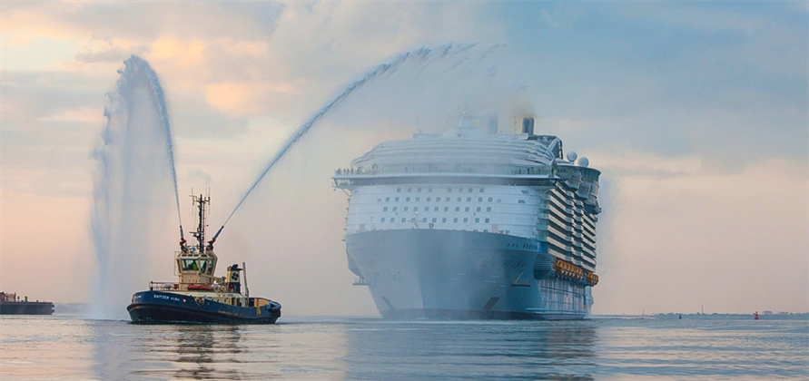 Southampton welcomes world's largest cruise ship