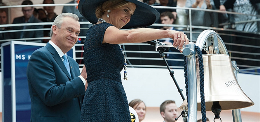 Queen Máxima of the Netherlands names Koningsdam