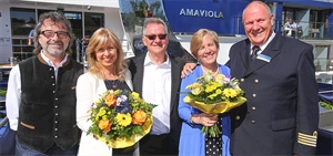 AmaWaterways christens AmaStella and AmaViola