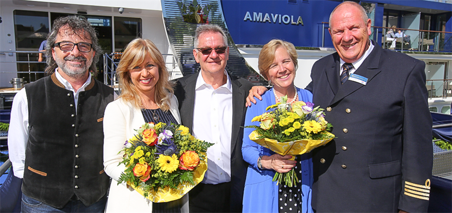 AmaWaterways christens AmaStella and AmaViola