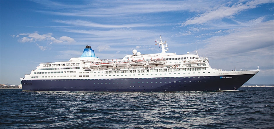 Saga Sapphire makes first visit to Portsmouth International Port