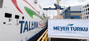 Tallink christens new LNG ferry in Turku
