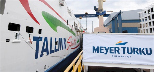Tallink christens new LNG ferry in Turku