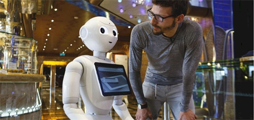World's first humanoid robot debuts on Costa Diadema