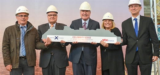 STX cuts first piece of steel for Celebrity Edge