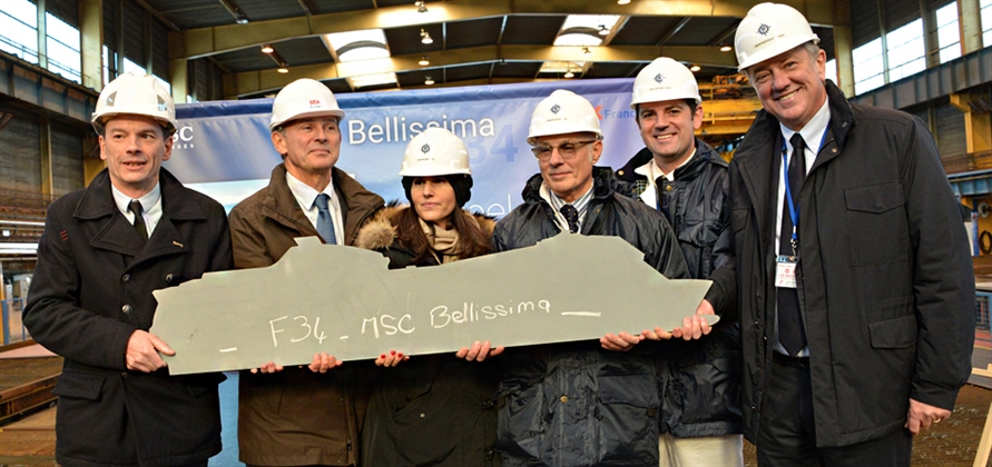 STX France starts work on MSC Bellissima