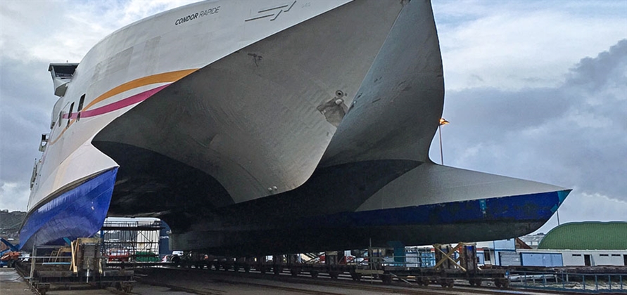 Burgess Marine refits passenger ferries for Wightlink and Condor