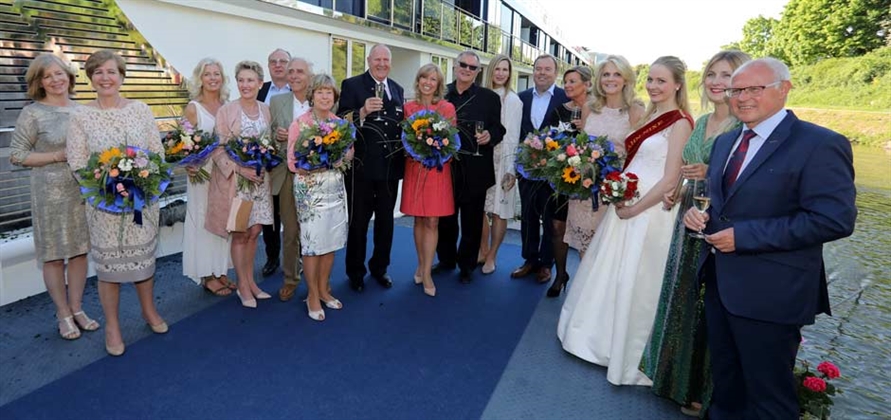 AmaWaterways names AmaKristina and celebrates 15th anniversary