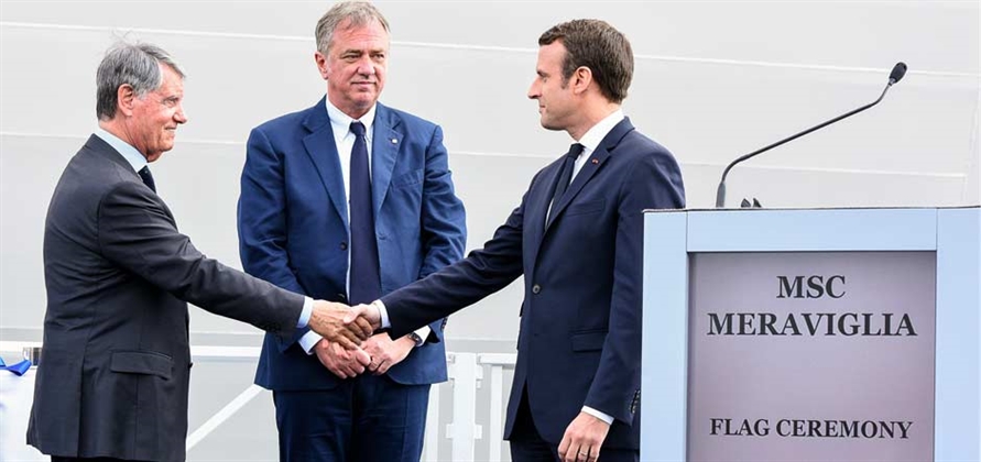 MSC Cruises takes delivery of MSC Meraviglia from STX France