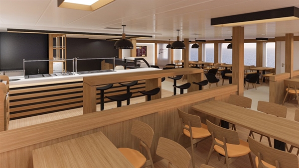 Oliver Design upgrades Trasmediterránea ferry in record time