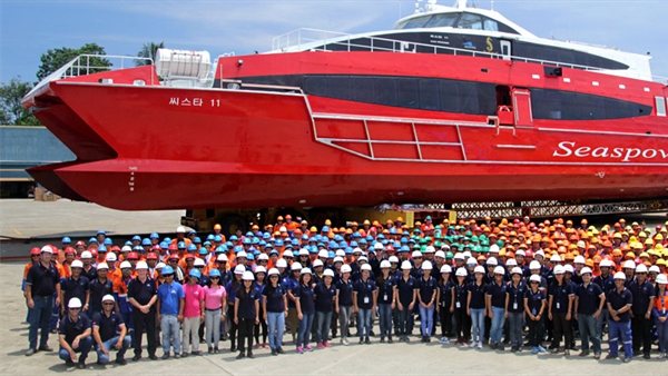 Seaspovill launches new passenger catamaran ferry SeaStar 11